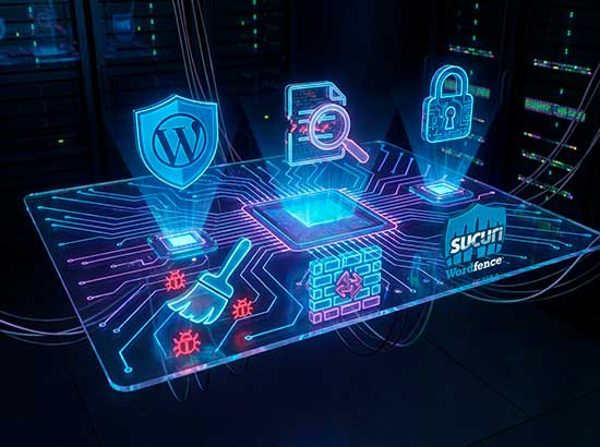 Limpieza de malware en WordPress con Sucuri y Wordfence: escudo de seguridad y eliminación de código malicioso